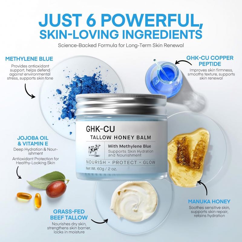 GHK-Cu Honey Tallow Balm